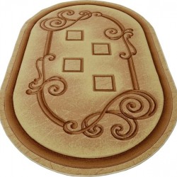 Синтетический ковер Hand Carving 0664 cream-brown  - высокое качество по лучшей цене в Украине